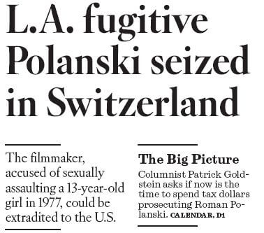 Polanski Merely Accused